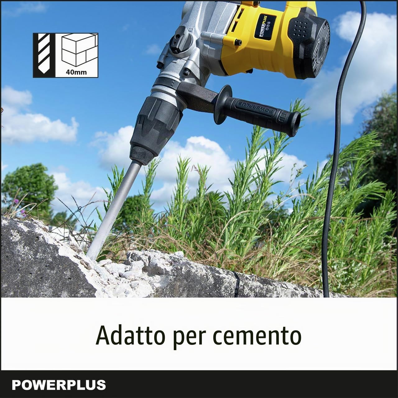 POWERPLUS POWX1179 - Martillo Percutor 1600 W