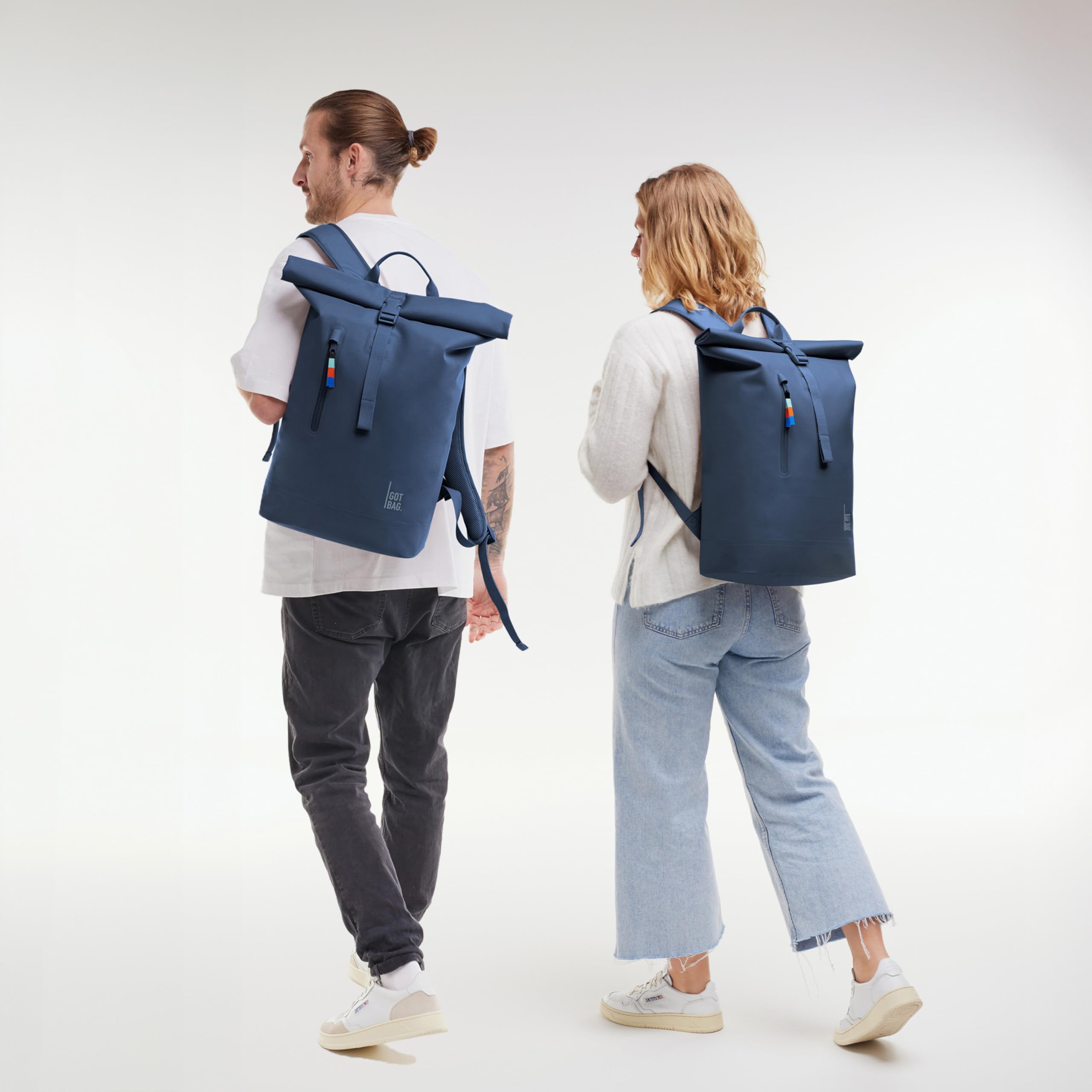 GOT BAG Zaino Rolltop Lite 2.0 | Zaino porta pc impermeabile con scomparto laptop 16 rimovibile | Roll backpack 26 L