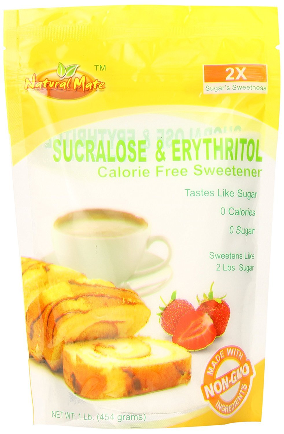 Sucralose & Erythritol Granular 1Lb from Natural Mate 5-PK