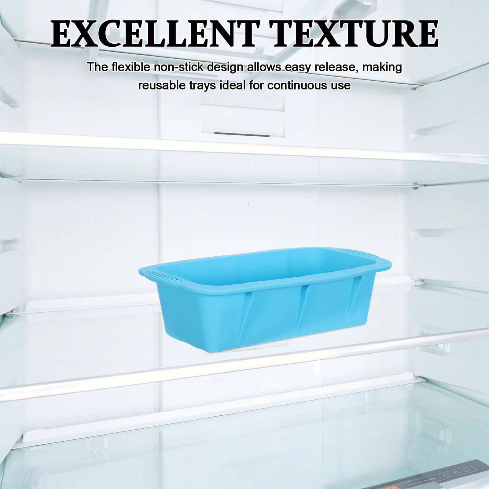 Alasum Stampo in Silicone per Ghiaccio Grande 5 Pezzi Antiaderente e Riutilizzabile per Bagno di Ghiaccio e Campeggio Oversize e Durevoli