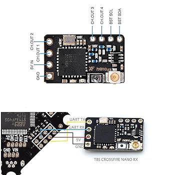 TBS Crossfire Nano 915MHz TX/RX セット TBS CROSSFIRE NANO TX / RX STARTER SET / 915 Nano SE V2