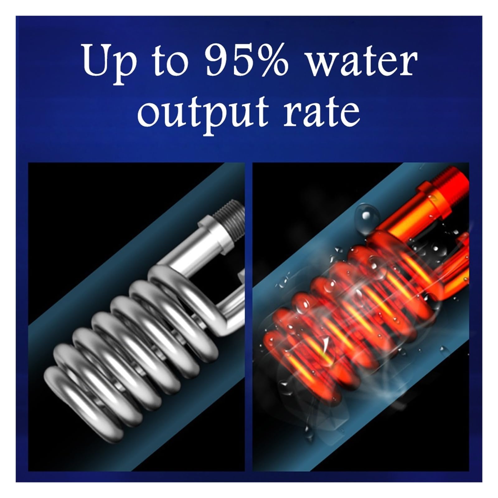 Termo Electrico, Calentador De Agua Instantáneo De 5500W, Grifo Instantáneo Sin Depósito, Grifo De Cocina, Grúa De Agua Caliente, LED Digital(No accessories)