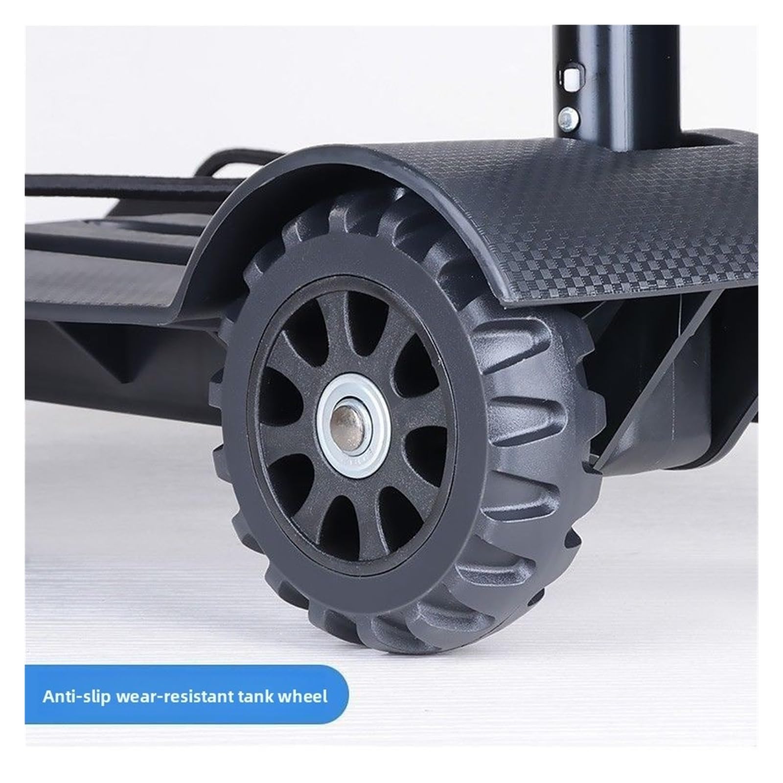 Compatibile con il carrello portatile pieghevole del della spesa ruote silenziose, mercato dei viaggi di campeggio, bagagli(4Wheel 50kg)