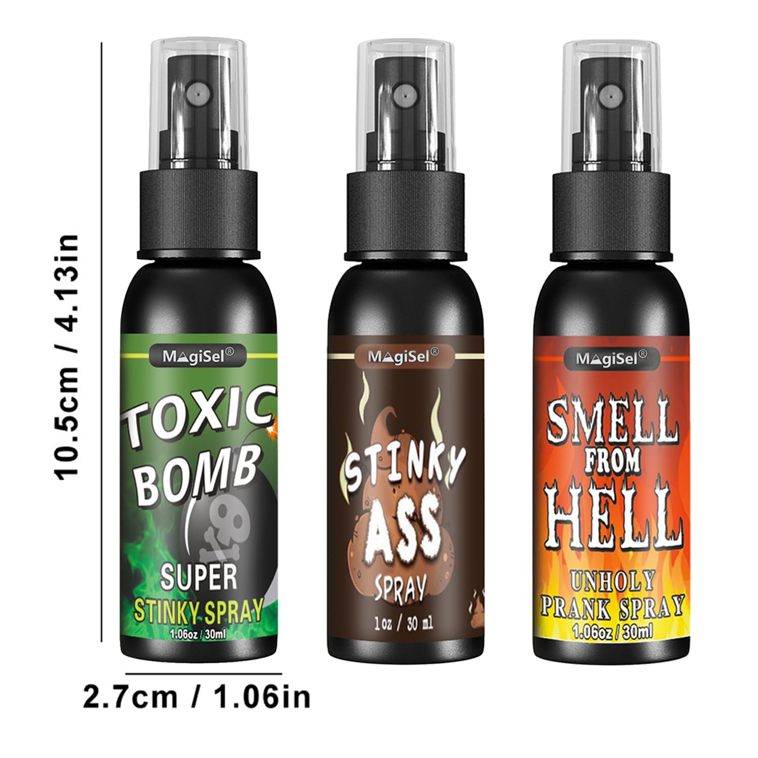 Scoreggia Liquido,Spray Puzzolente Liquido,Liquido Farta Spray,Farta Puzzolente Spray,Liquido Scoreggia Odore,Spray Scoreggia Liquido, Roba di Cacca Scherzosa Non Tossica, Bomba, 3PCS