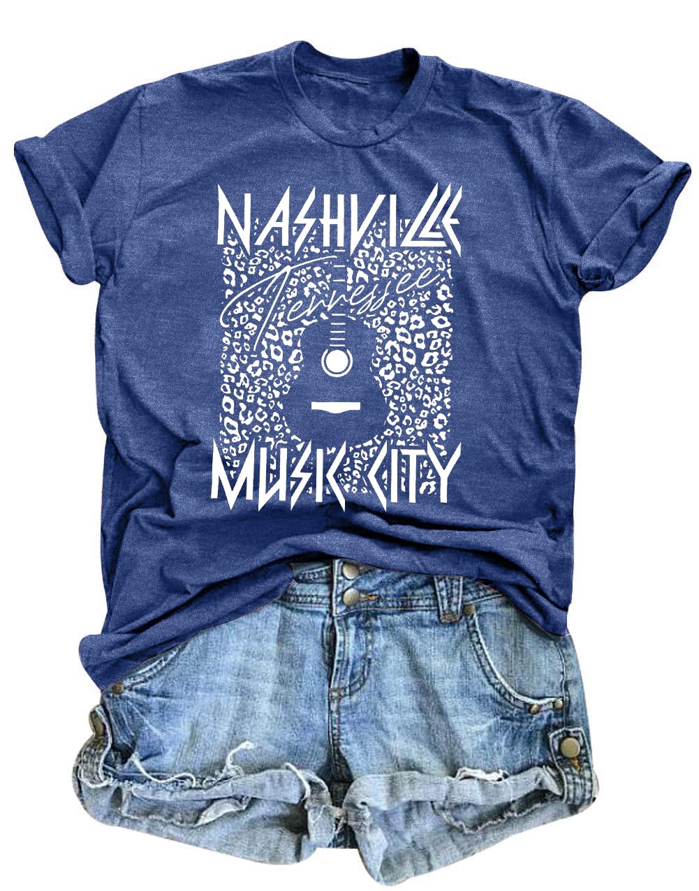 Womens Country Music T-Shirt Classic Country Concert Shirt Vintage Graphic Tees for Music Lovers Western Cowgirl Tops