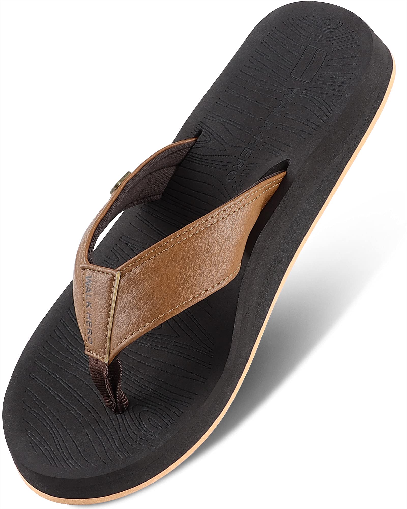 Buy Walkhero Men's Sandals with Arch Support Orthotic Flip Flop for Men