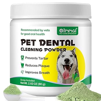 Dog Dental Powder(10.58OZ)-Teeth Cleaning Powder For Dogs
