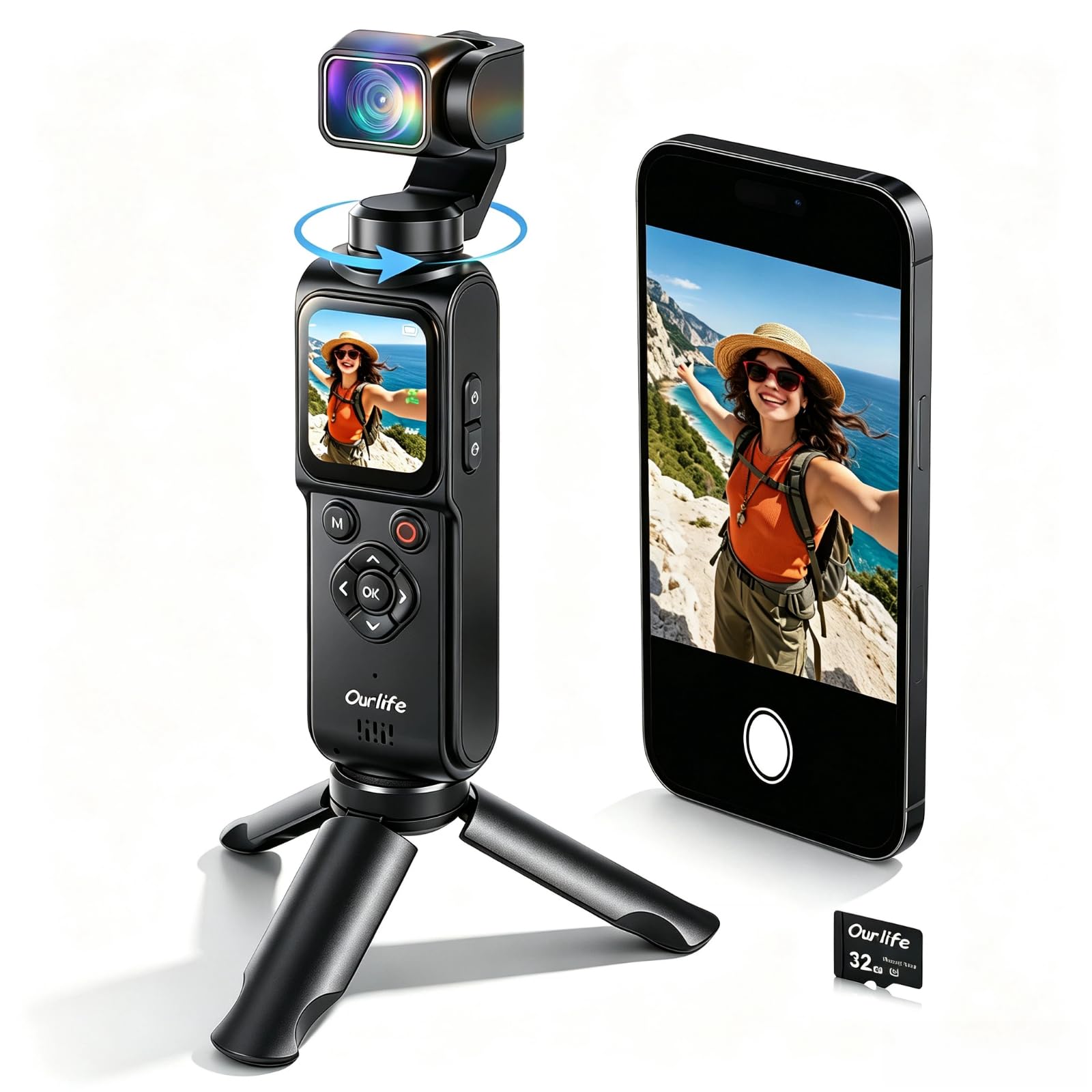 Ourlife 4K Vlogging Camera