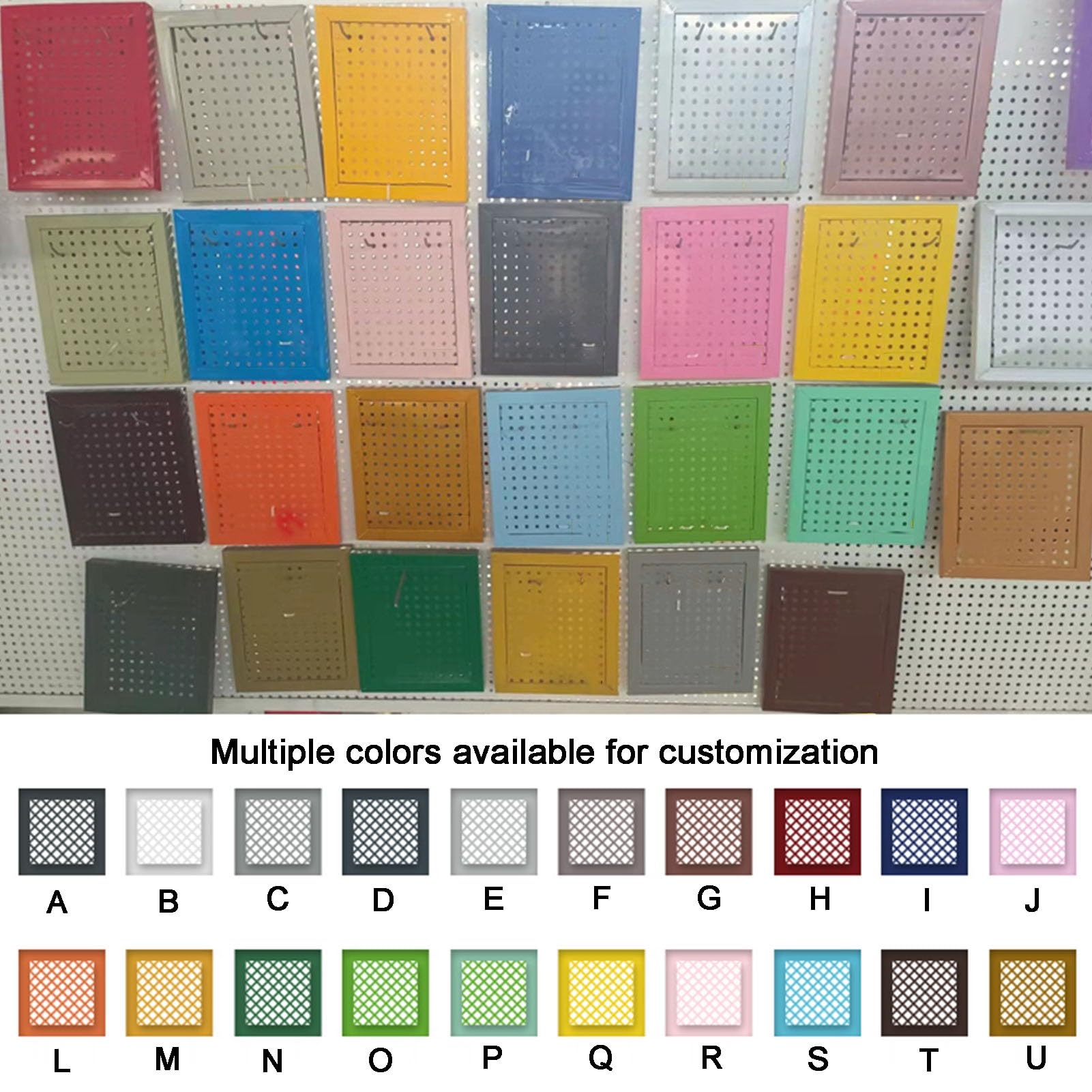 Tabiques de metal para techos de pared GriPane de 100 x 100 cm, separadores de habitación