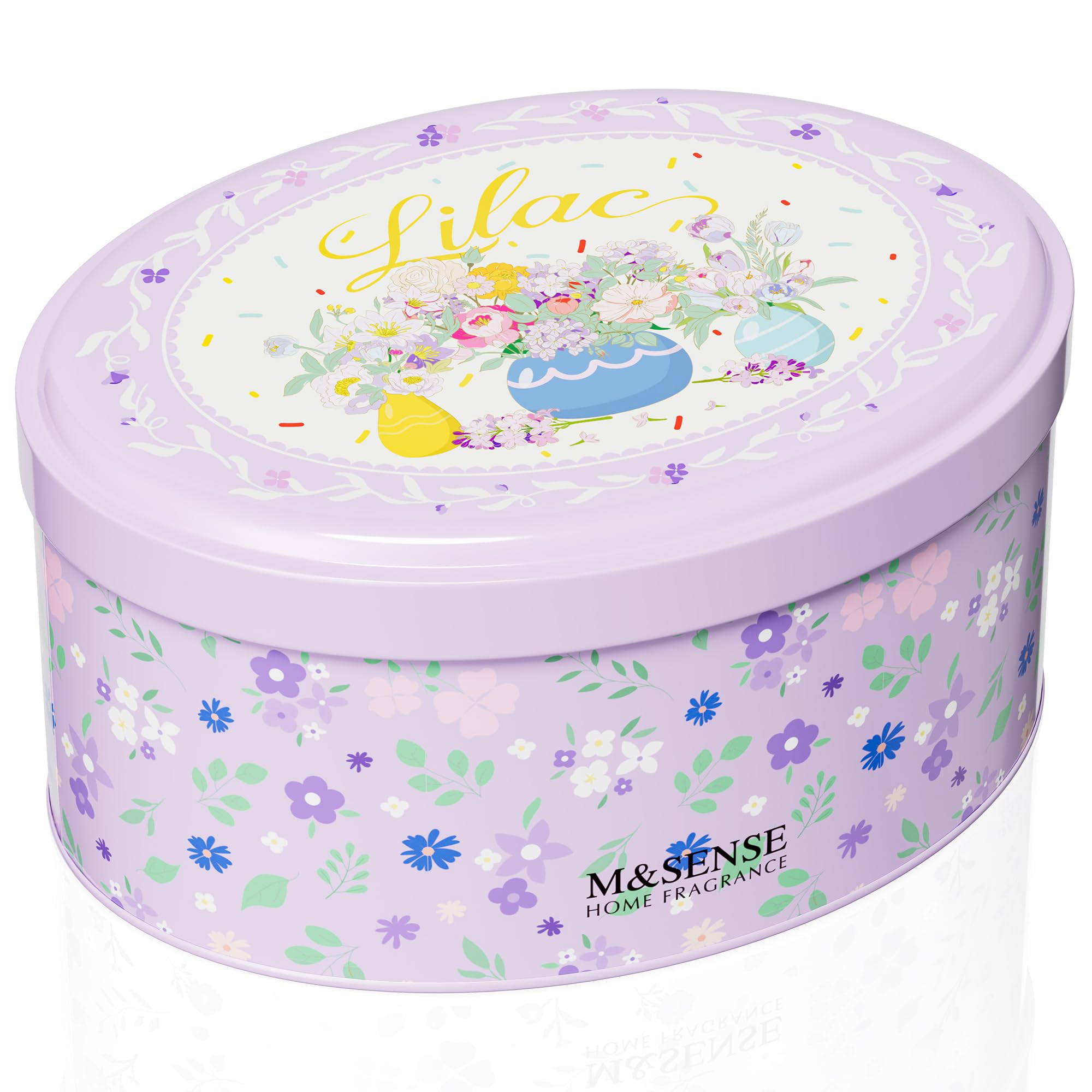M&amp;SENSE Dual-Wicks Lilac Scented Candles 12oz