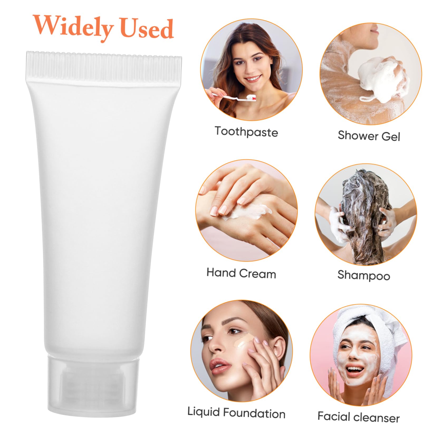 3 Set Bottiglie Ricaricabili Per Viaggio Contenitori Antileak Per Shampoo Crema E Lozione Per Bagagli E Attività 50 Pezzi*3