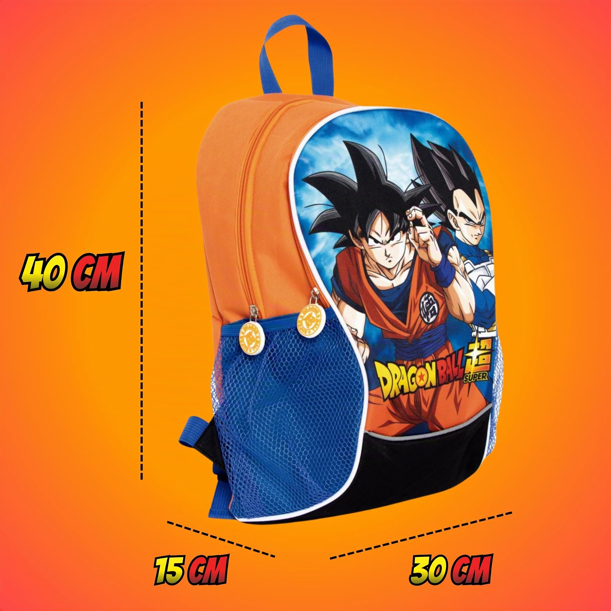 Dragon Ball Z Mochila, Bolso Escolar, Mochila Infantil, Mochila de Viaje, Regalo para Niños y Adolescentes