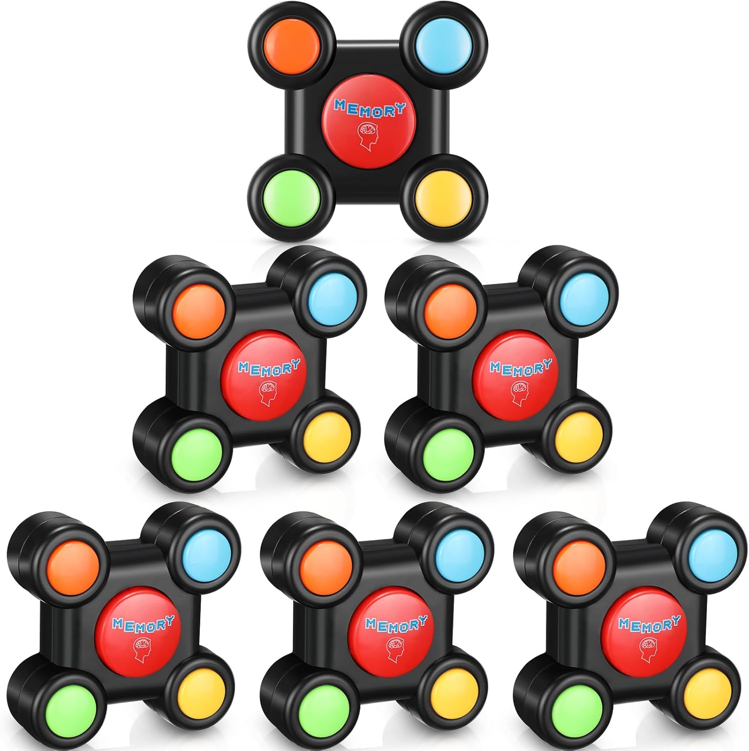 6 Pcs Light up Memory Game Handheld... 6 Pcs Light up Memory Game Handheld...