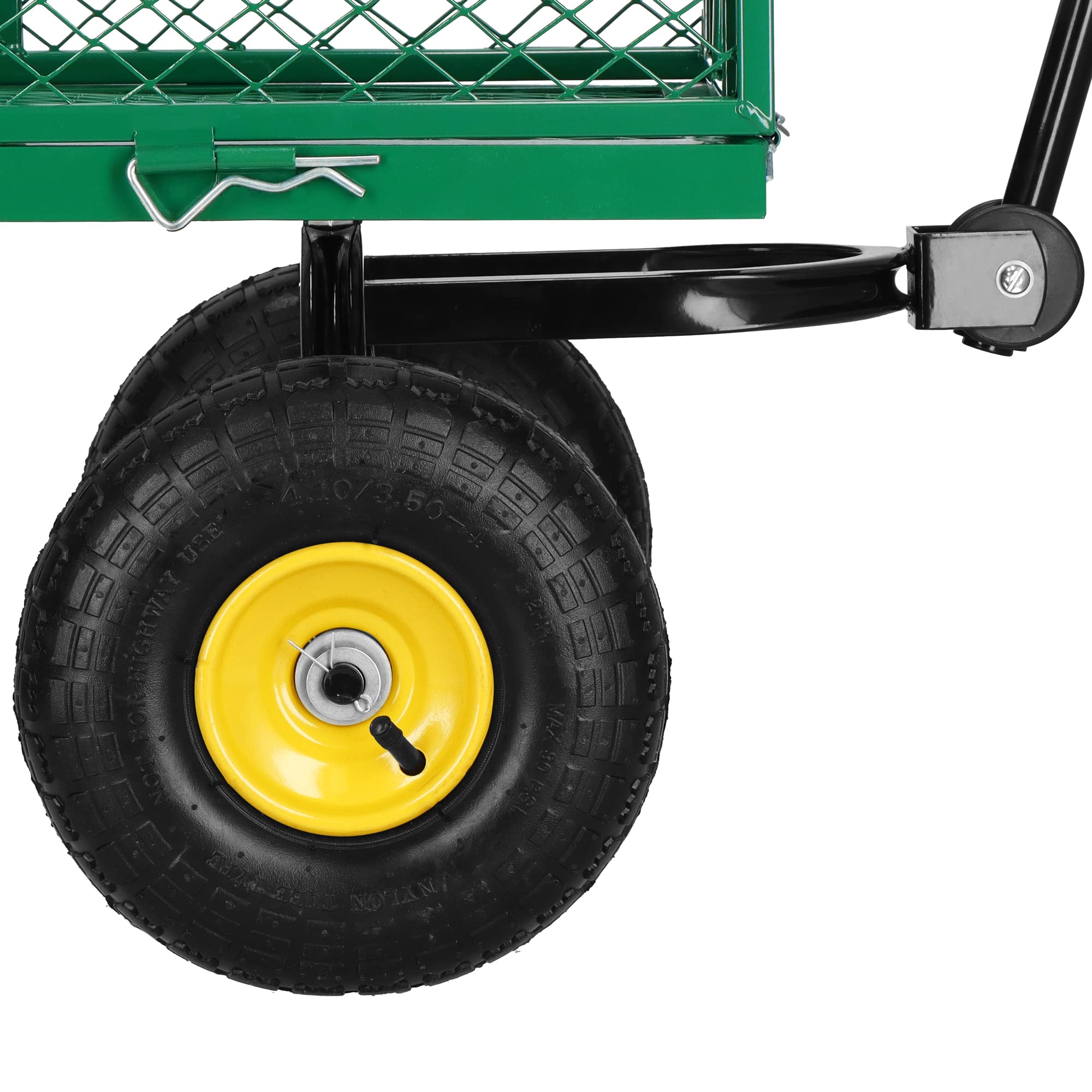 SPRINGOS Wózek transportowy, wyjmowana plandeka do 400 kg obciążenia