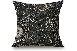 Mystical Moonlit Pillow: Adorn Your Home with Celestial Charm