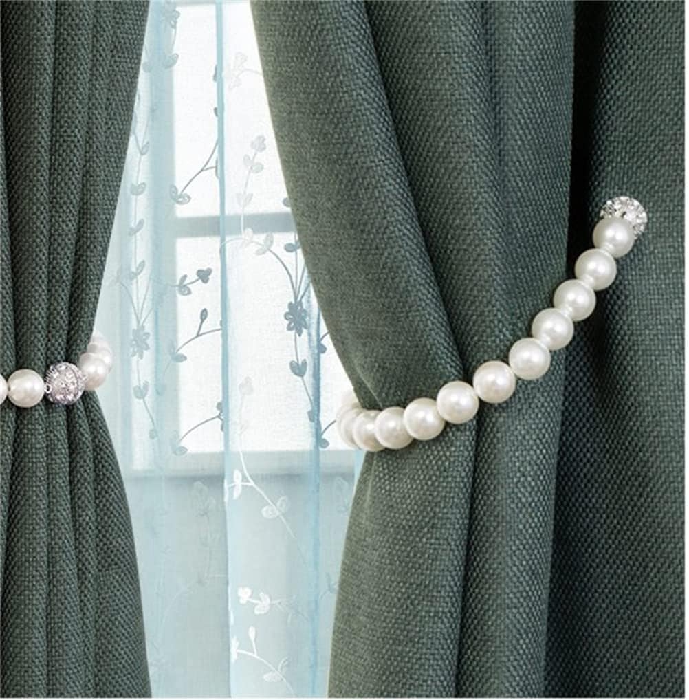 FMURY Curtain Buckle Curtain Rope Holder Strap Storage Magnetic Type