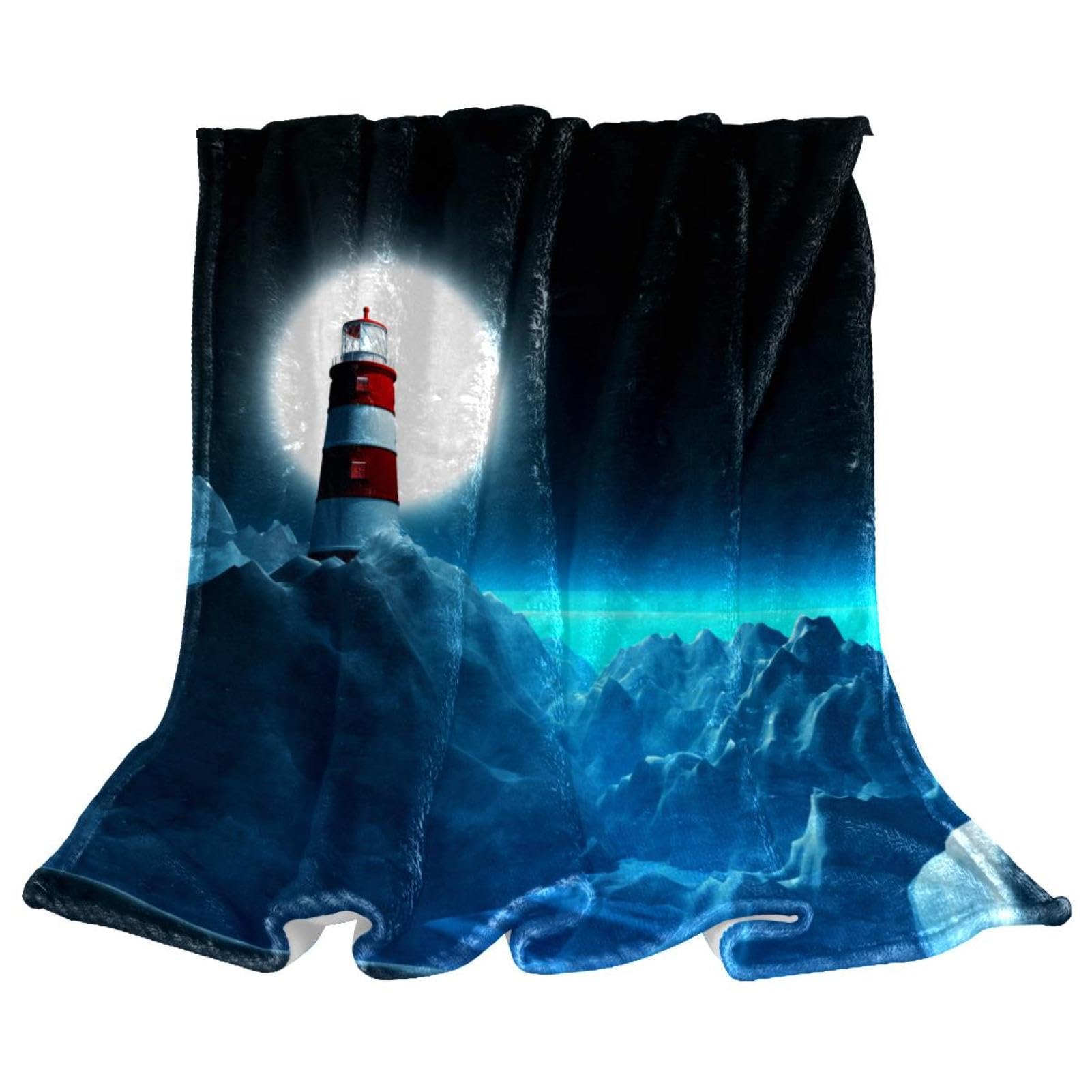 Couverture polaire phare pour des soirées cocooning douillettes sur votre canapé