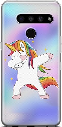 Miniatura 9 de Mertak Funda transparente para teléfono compatible con LG Stylo 6 5 4 K61 K51S K41S K30 K20 Q70 Q60 cubierta de silicona acuarela diseño colorido