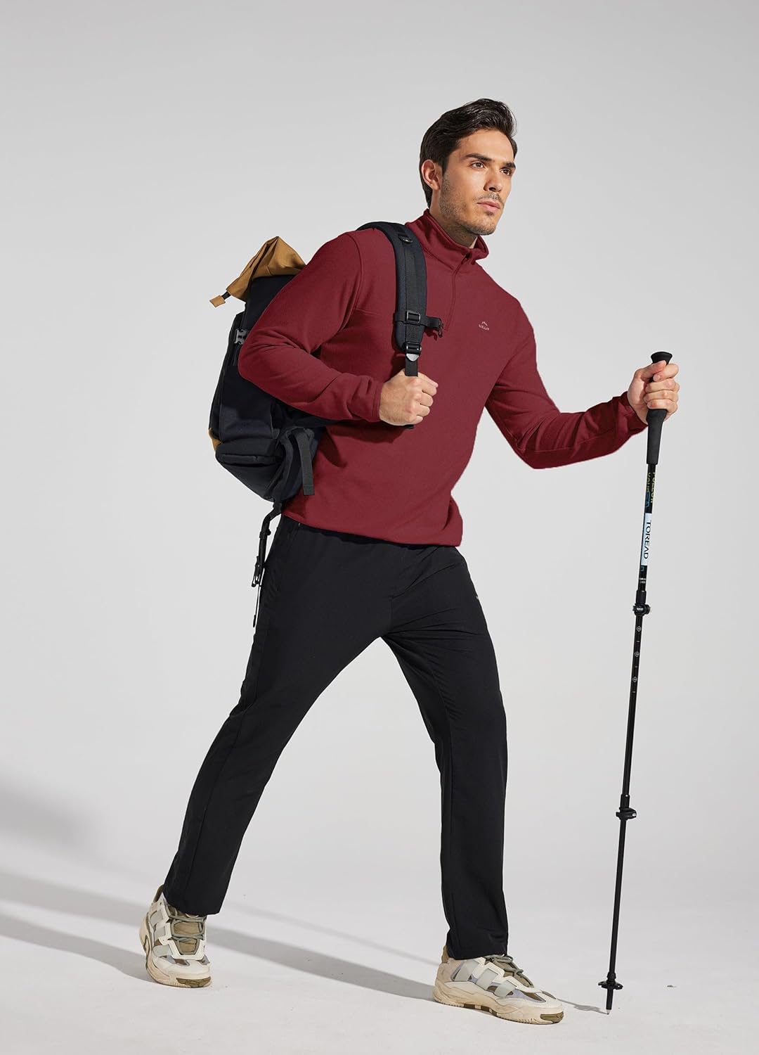 Willit Men's Fleece Pullover Winter Shirts Long Sleeve Quarter Zip Cold Weather Golf Hiking Casual Warm Shirts - Image 6