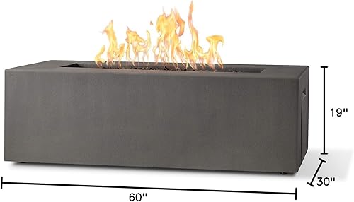 Miniatura 10 de Real Flame Tamarack - Mesa de fuego rectangular de propano casual por Jensen Co