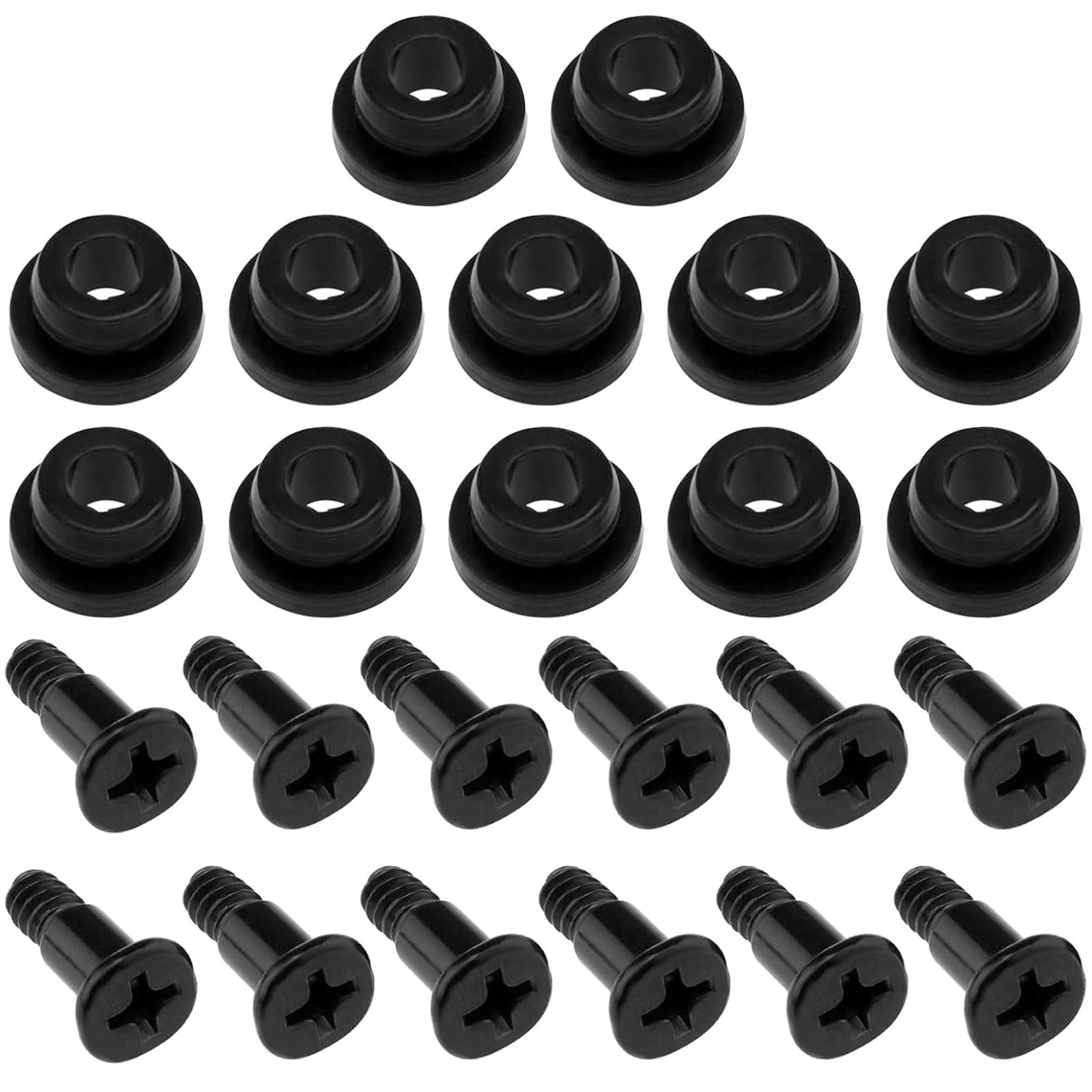 12PCS 3.5 Inch Hard Drive Screws with Rubber Washer Kit, Shock Absorbing HDD Mounting Screws, Vibration Dampening SSD Screw for 3.5" HDD SSD PC Computer Case Accessories-picture-21