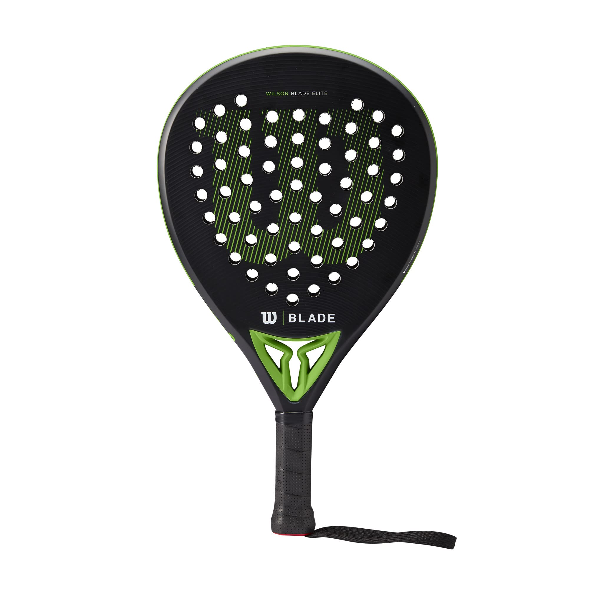 Wilson Blade Elite V2 Padel 2 Łopata, Dorośli Unisex, Czarny/Neonowy Zielony/(Wielokolorowy)