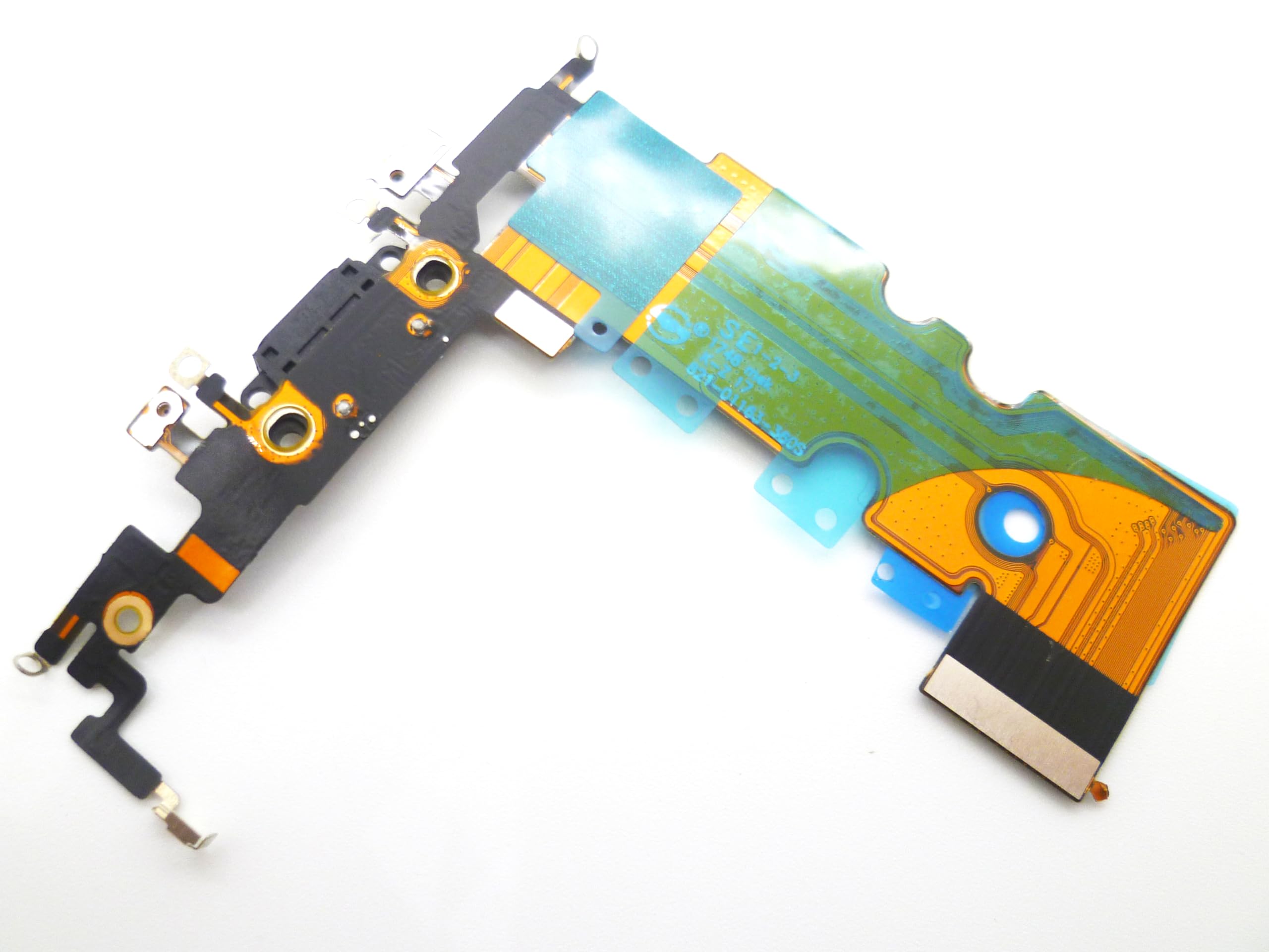 USB Ladeanschluss Mit Mikrofon-Flexkabel – Ersatzteil Kompatibel Mit IPhone SE 2022/2020 (3. & 2. Gen) | Weiß