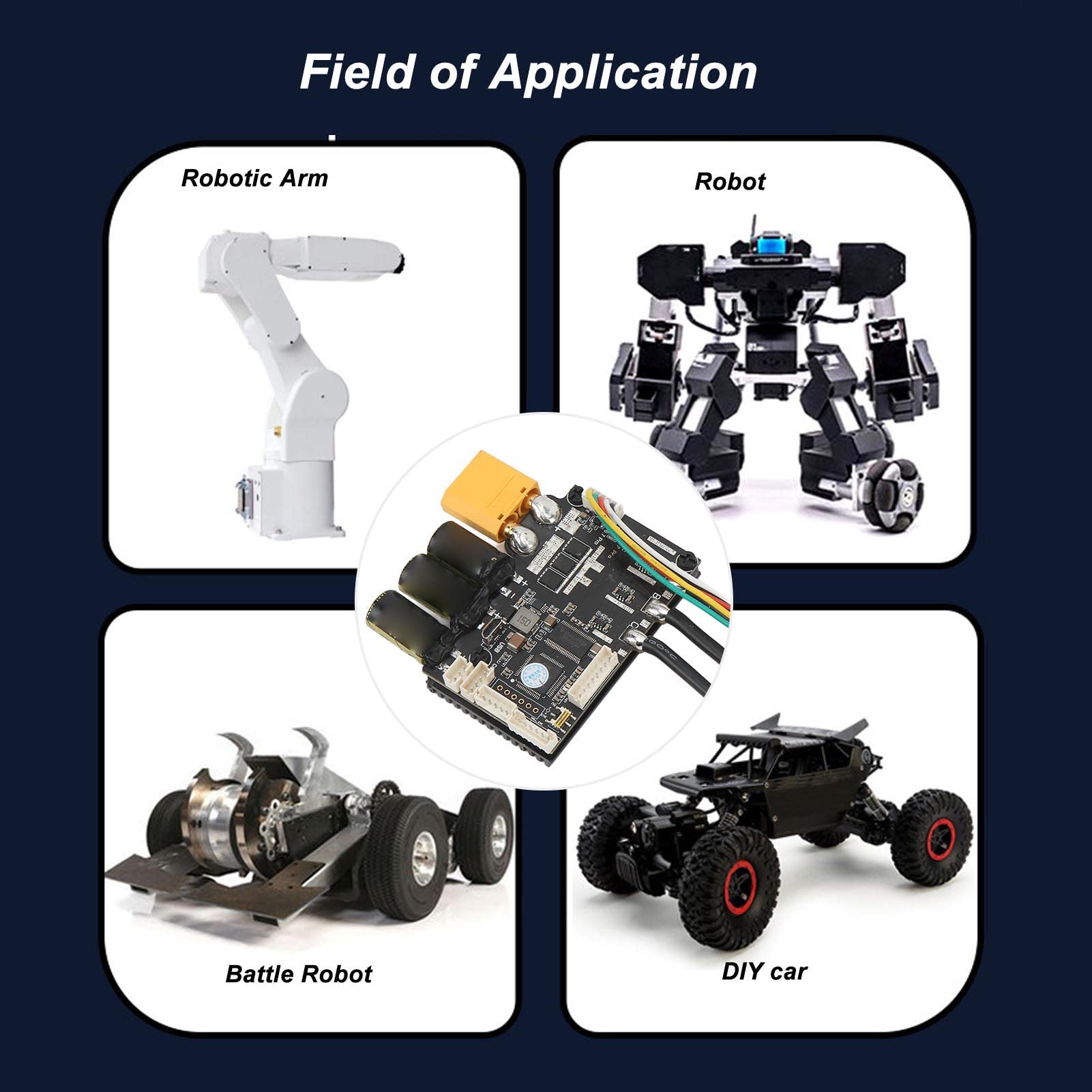 utensili elettrici Accessorio elettronico del regolatore di velocità, interruttore di controllo del motore elettrico Funzione dell'interruttore scintilla Installazione facile Ampia compatibilità 4?60V