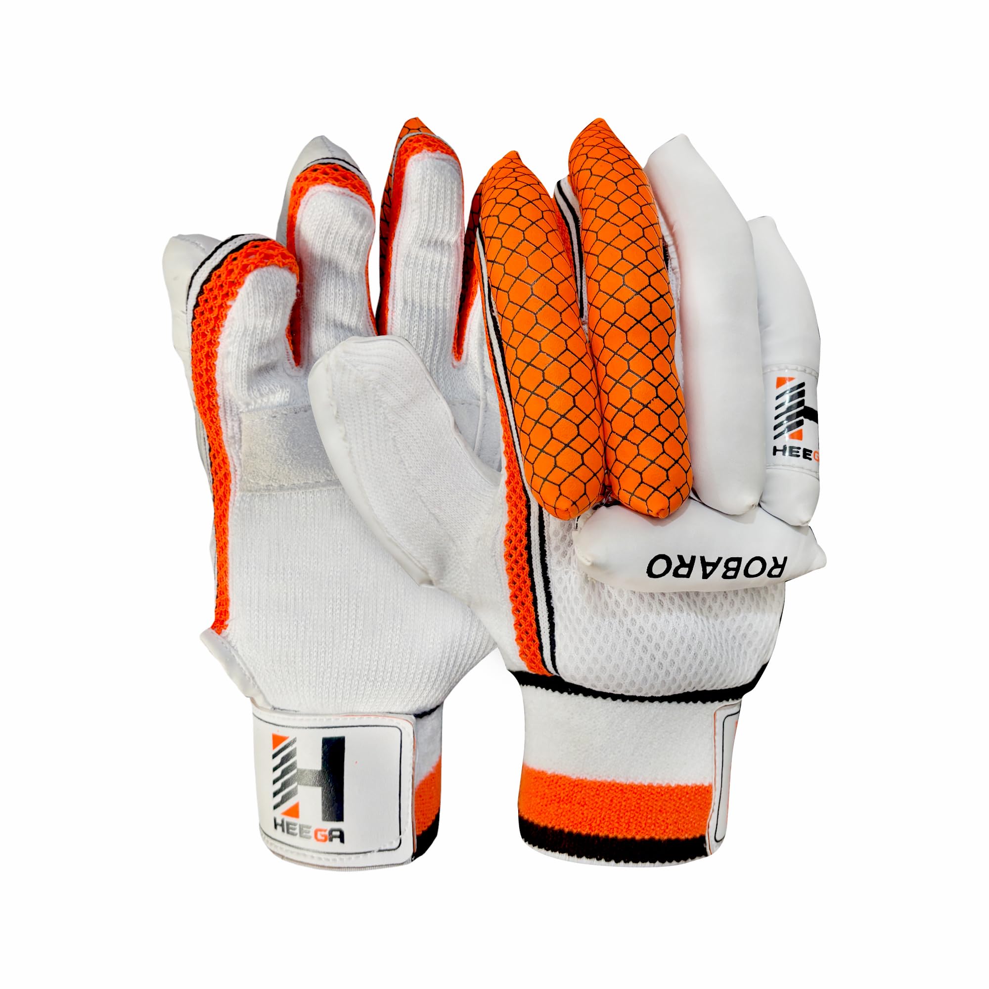 Heega Robaro Cotton Cricket Batting Gloves, Multicolour (Youth, Right)-image-37