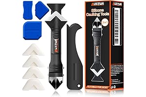 3 in 1 Silicone Caulking Tool Kit, Complete Caulking Finishing Tool