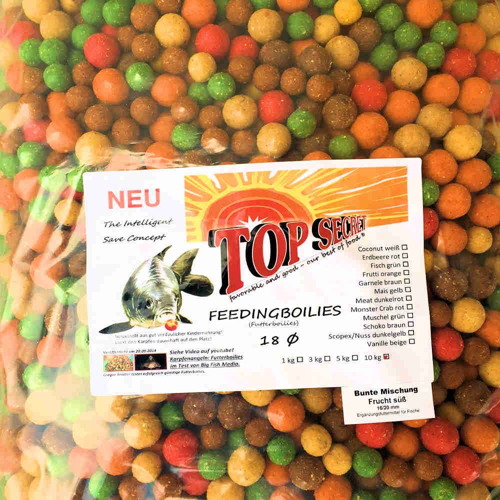 TOP SECRET Futterboilie 10Kg 18mm