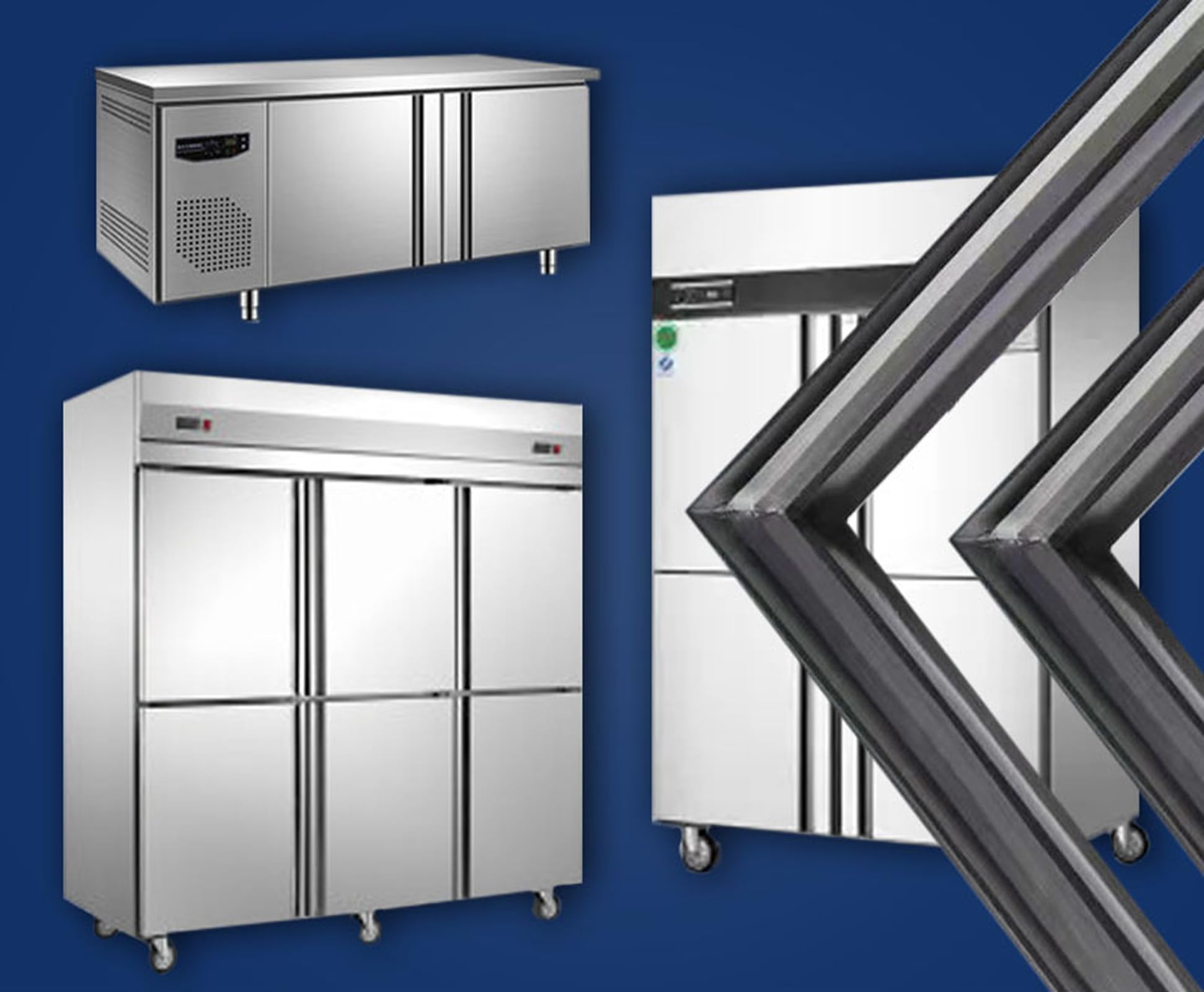 Jiezm One Color Cooler Or Freezer Walkin Door Magnetic Seal – Replace Your Walk-In Door Gasket- Custom Made To Your Size