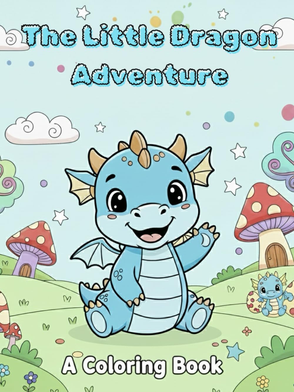 the little dragon adventure: a coloring book