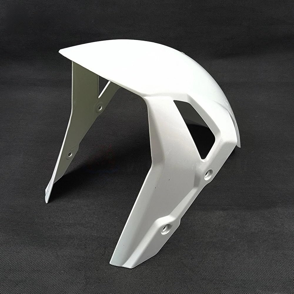 Koło przedłużenie błotnika Prawdziwy przedni błotnik motocykla osłona błotnika pasuje do BMW F900R F900XR S1000RR S1000XR S1000R HP4 2019-2023 Carbon Motocykl przedni błotnik(Unpainted)