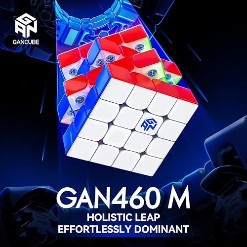 Miniatura 2 de GAN 460 M SP, cubo de velocidad 4x4, 112 imanes, Speedcube, estructuras de doble capa, ligero, rompecabezas magnético de 3.88 oz, juguete para