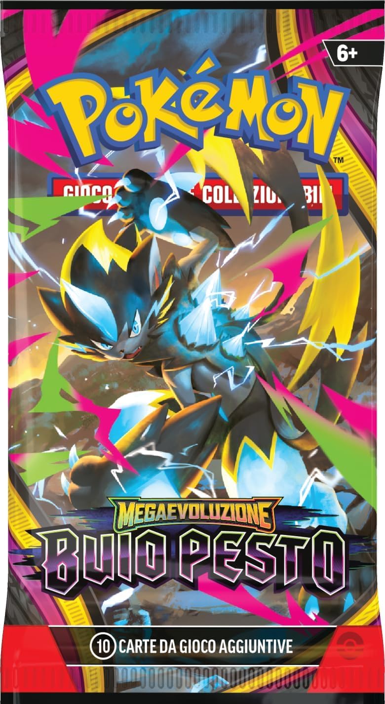 Pokémon Megaevoluzione Buio Pesto Box Display 36 Buste ITA + 100 Sleeves By Baruzcard