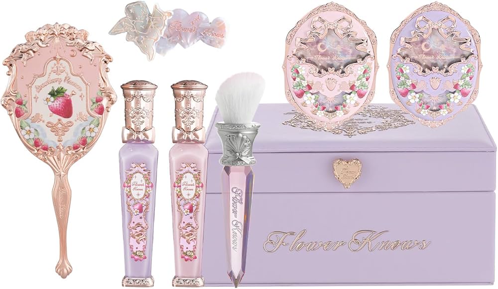 Flower Knows メイクボックス Amazon.com : Flower Knows Violet Strawberry Rococo Makeup Box Set
