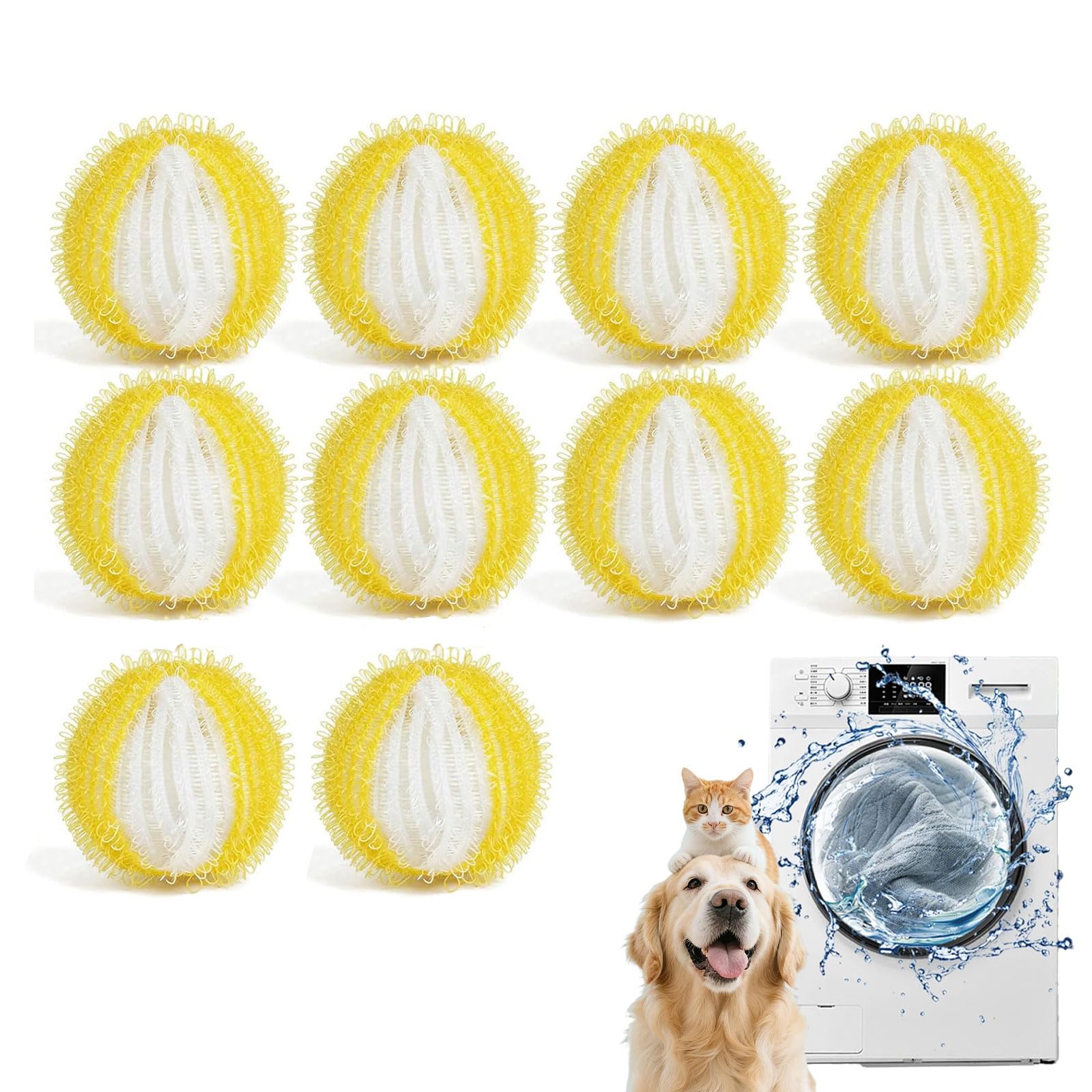 12PCS Pet Hair Remover for Laundry
