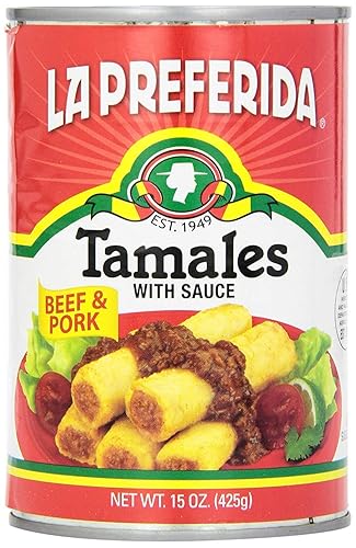 Miniatura 4 de La Preferida Tamales de Carne y Cerdo 15 oz Paquete - 12