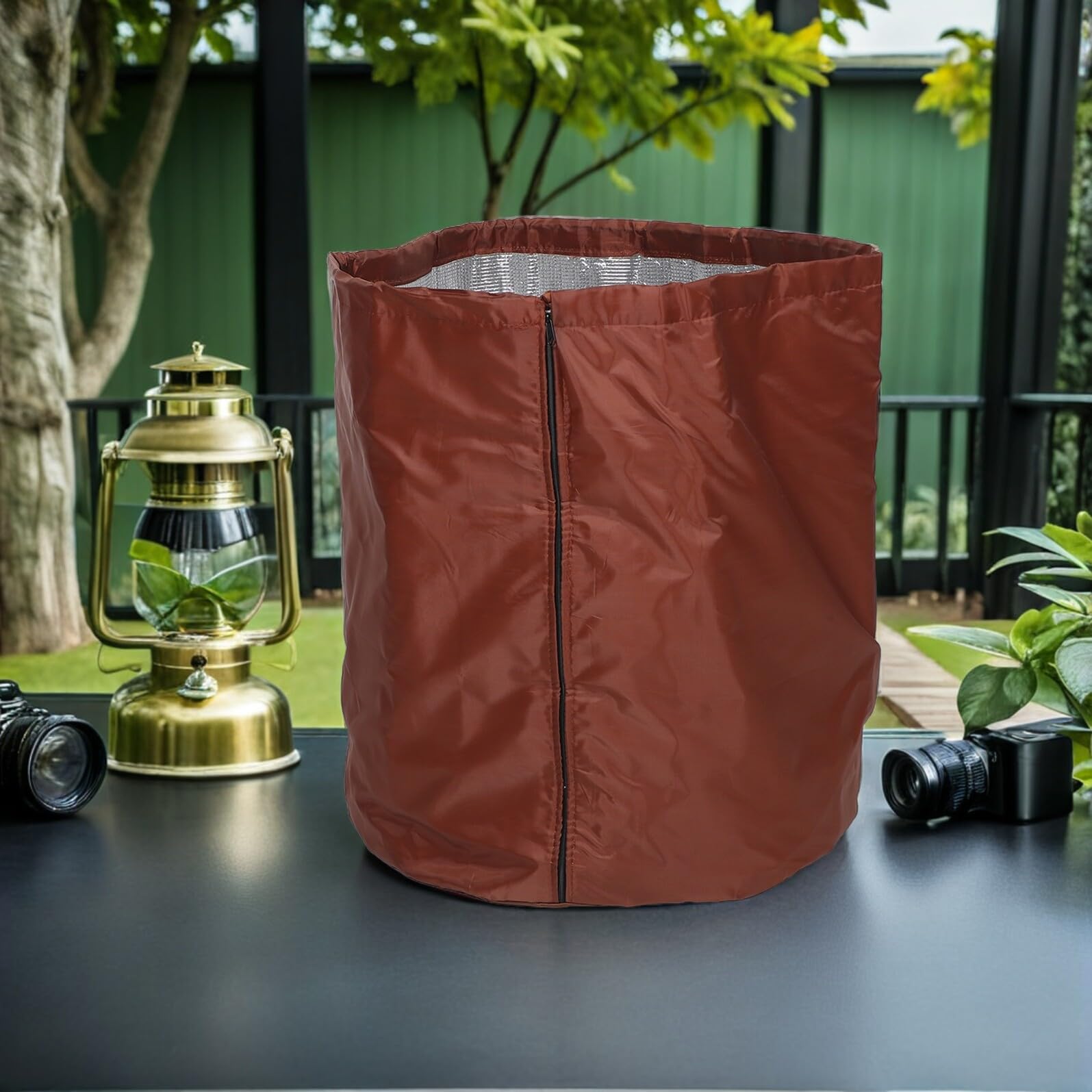 Veemoon Copertura Antigelo per Piante da Esterno 65X70 CM Protettivo Resistente Telo per Vasi da Giardino Protezione Invernale e Accesso alla Luce Solare per Piante da Giardinaggio