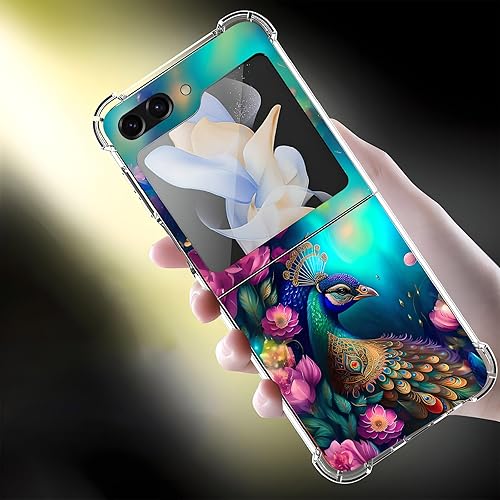 Miniatura 35 de Funda para Galaxy Z Flip 5, bonita funda protectora contra caídas de gato blanco y naranja, a prueba de golpes, carcasa protectora de cuerpo Lindo