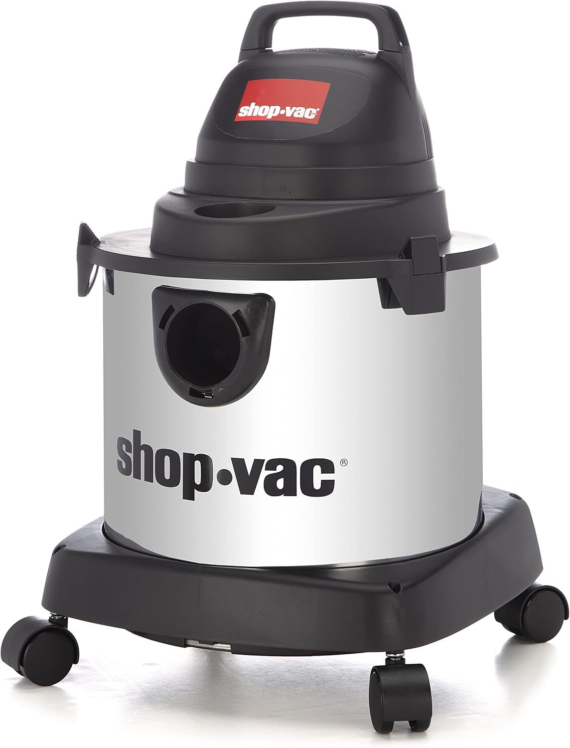 Shop-Vac 4010427 Wet/Dry Vacuum, Stainless Steel Tank, 4 gal, 1-1/4 in. x 6 ft. Hose, (1-Pack) : Industrial & Scientific