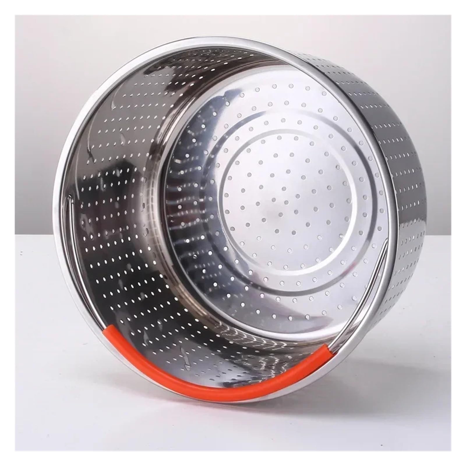3/6/8 l Dampfkorb aus Edelstahl for Instant Pot, Zubehör for Cooker mit Griff Silikonüberzug, Abtropfkorb for Dampf Dampftopf Induktion(3L)