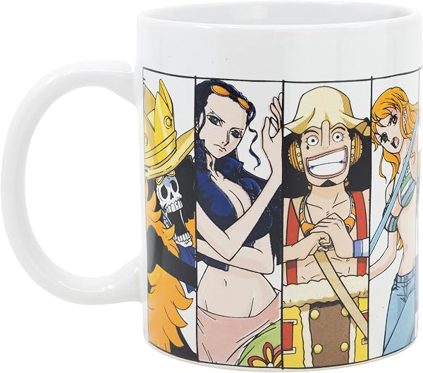 Stor TAZA CERAMICA 325 ML EN CAJA REGALO ONE PIECE CREW BATTLE YA - 2