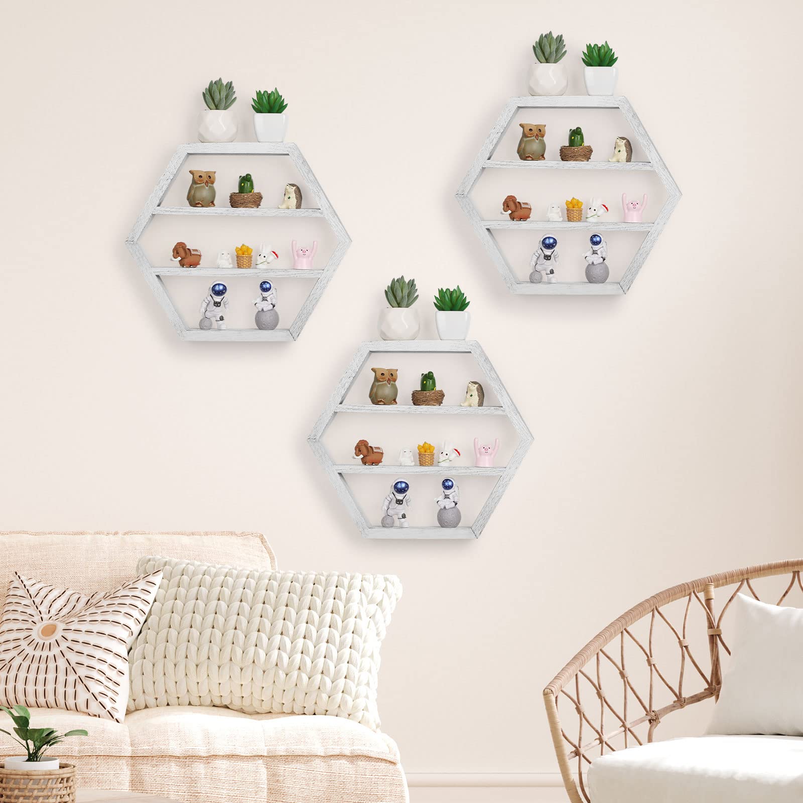 Nail Polish Organizer Wall Mounted Wood Nail Polish Floating Shelf