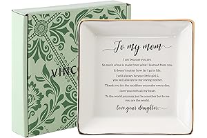 VINCOMIC Mother's Day Ring Dish for Mom