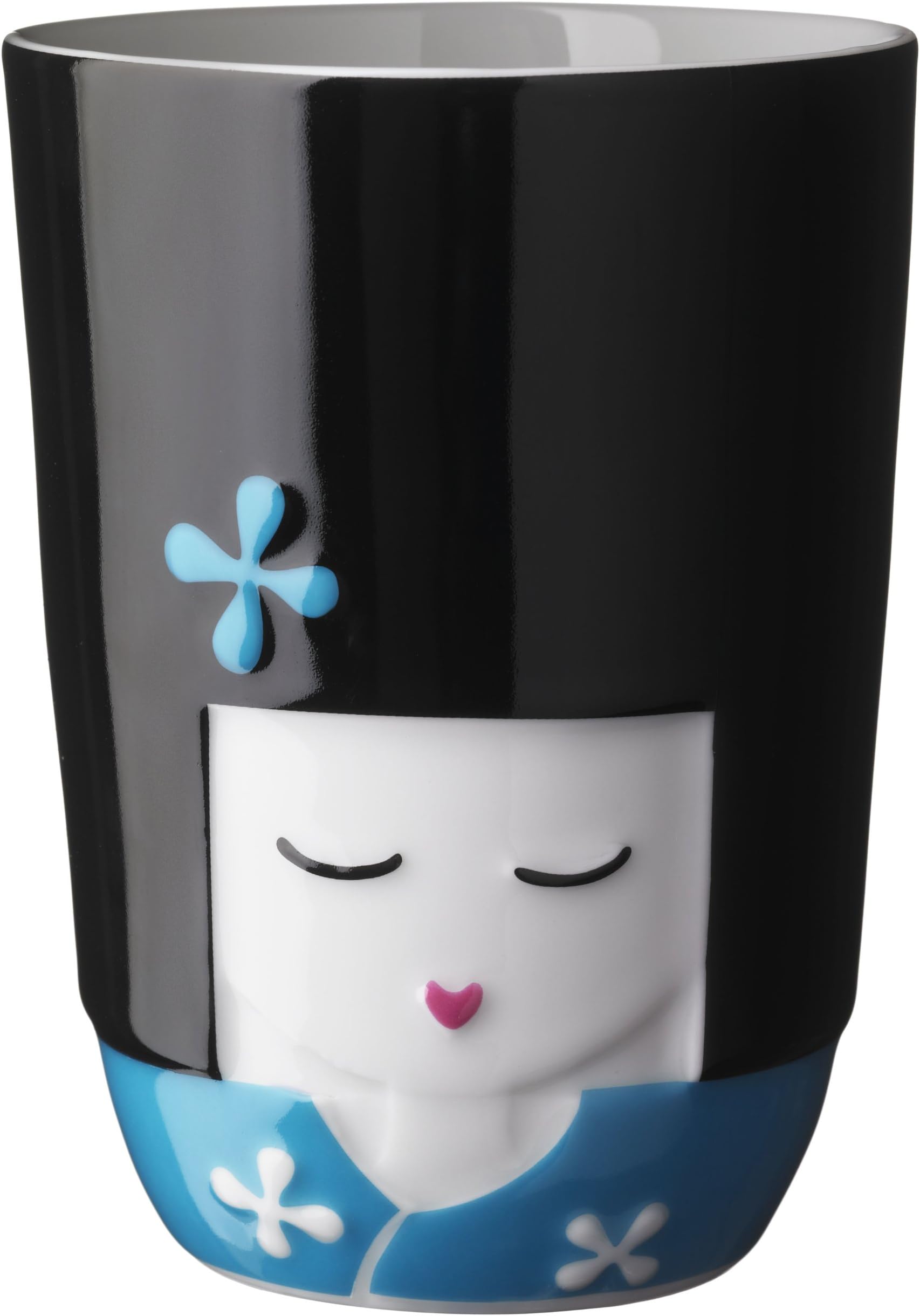 QDO Kokeshi Thermal Cup, Blue