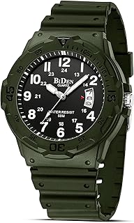 Herren Uhr Uhren Herren Männer Analog Quarz Uhr 50M wasserdichte Armbanduhren Herren mit Datum Casual Designer Uhr für Herren Silikon Armband