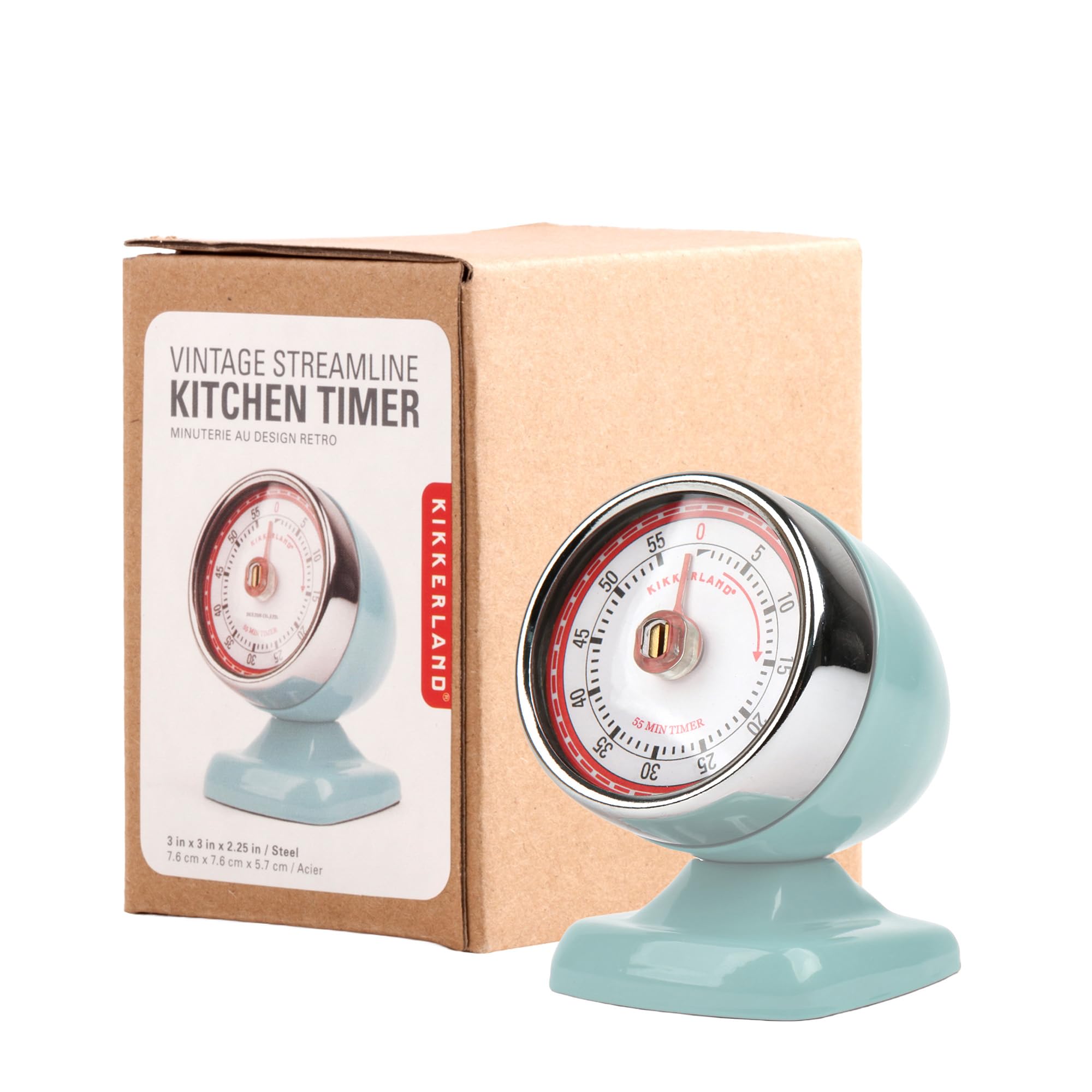 Amazon.com: Kikkerland Vintage Streamline Timer – Retro Decor for