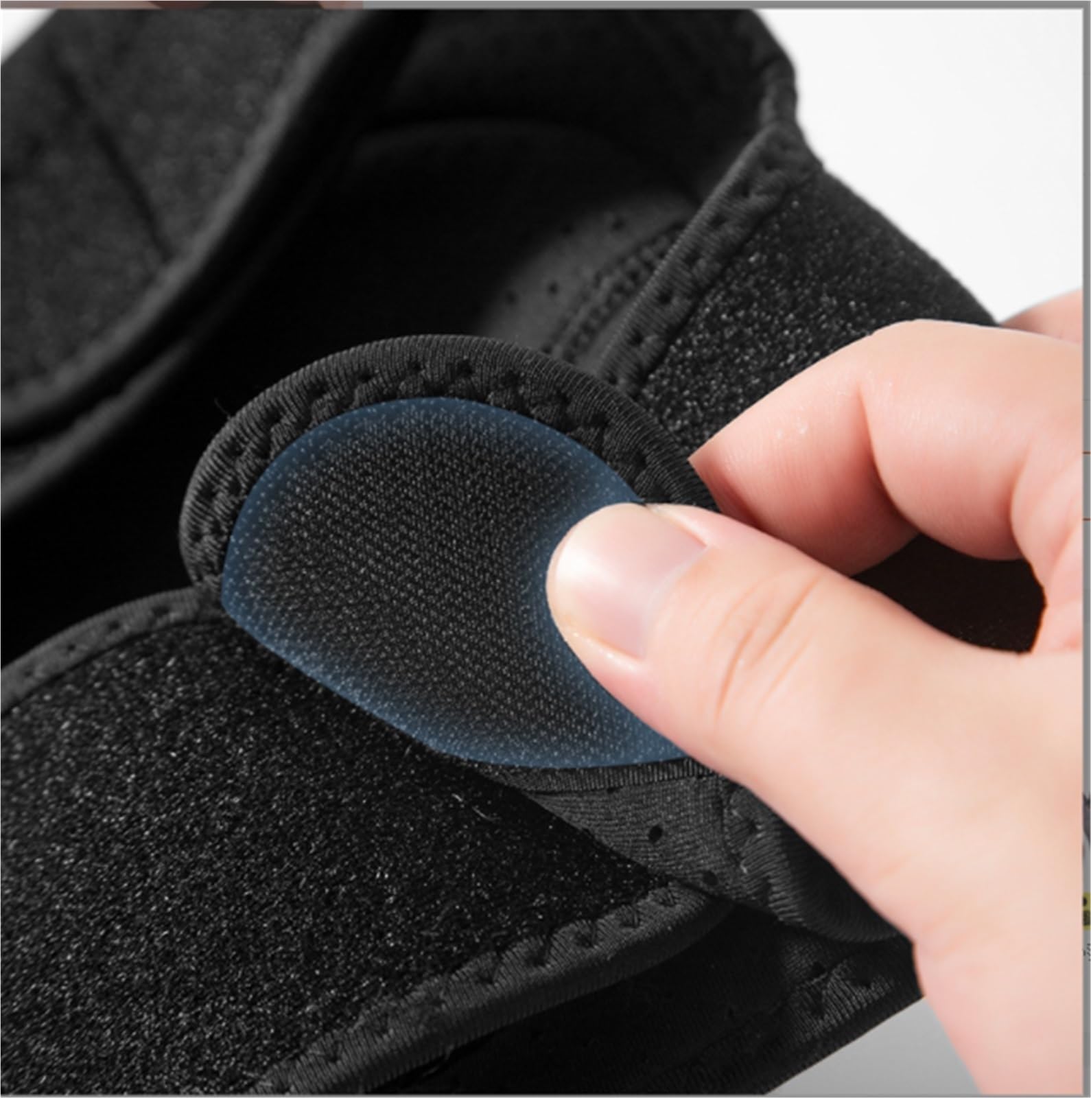 Knie Sleeve Knie Bandage Ein Paar Knieschützer, geeignet for Outdoor-Sport, Reinigung, Gartenarbeit Knieorthese Sport-Knieschoner(Black-Anti-slip,XL)